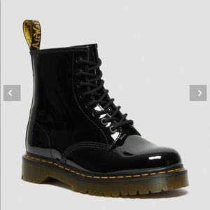 Dr Martens Doc 1460 Bex boots lace up pattern leather combat punk grunge